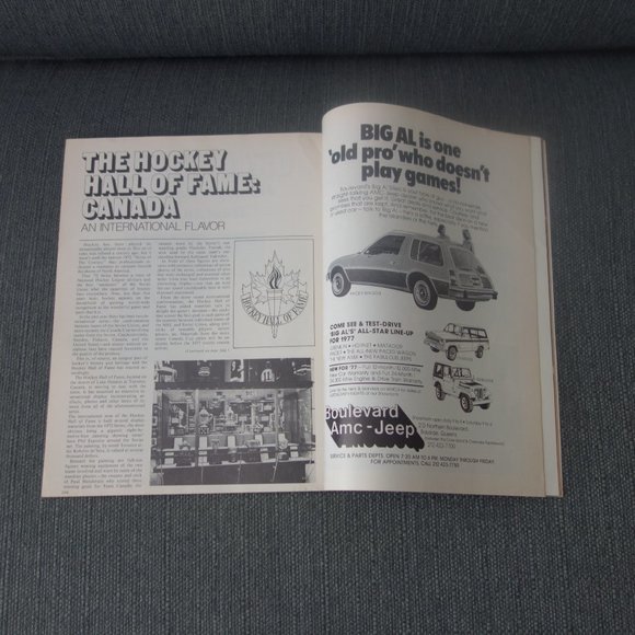 GOAL NHL Magazine New York Islanders vs Colorado Rockies Tuesday March 22 1977 - Picture 10 of 14